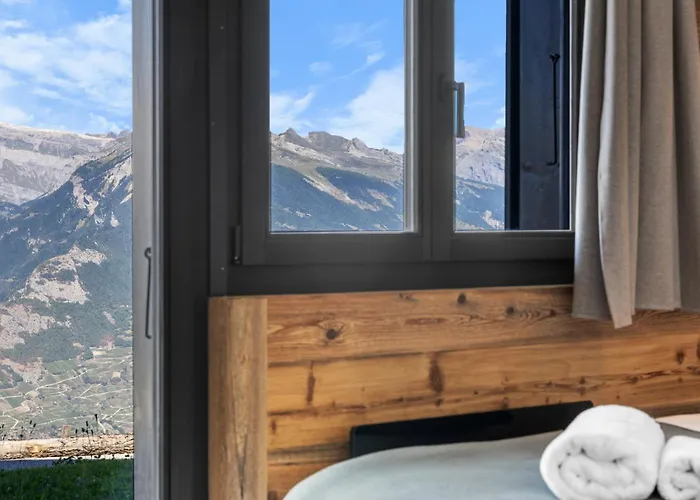 Kool - 8 Pers - Vue, Charme Et Confort Chalet Fey (Nendaz)