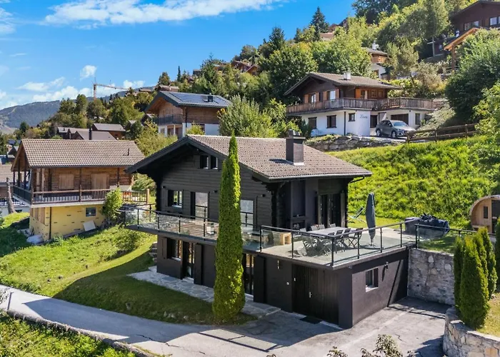 Kool - 8 Pers - Vue, Charme Et Confort Chalet Fey (Nendaz)